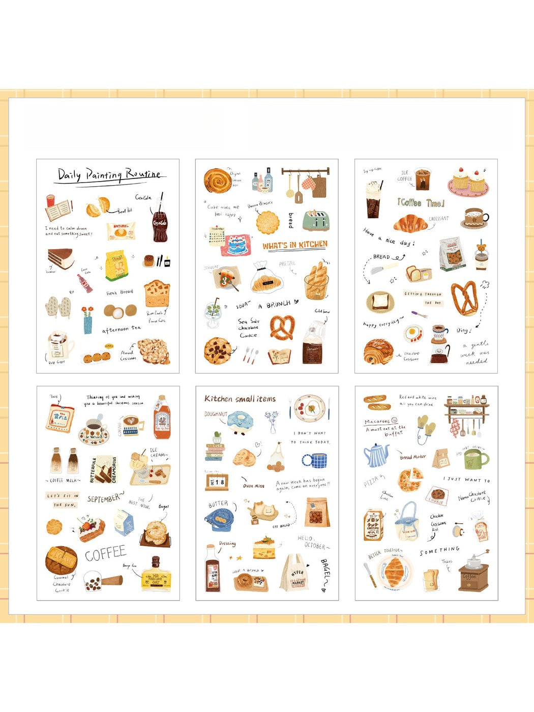 Lunira - Printed Cute Collage Decorative Stickers Pack Oria & Co
