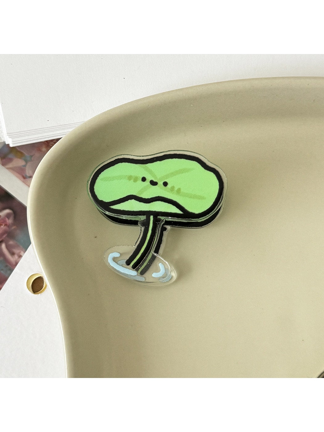 Clemi - Cute Acrylic Plant and Animal Planner Clip Oria & Co