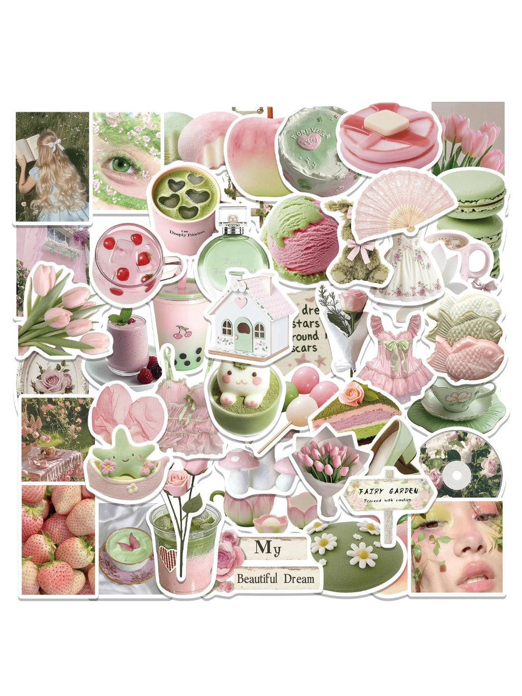 Lunira Dessert Fruit Collection sticker pack cover with colorful fruit illustrations