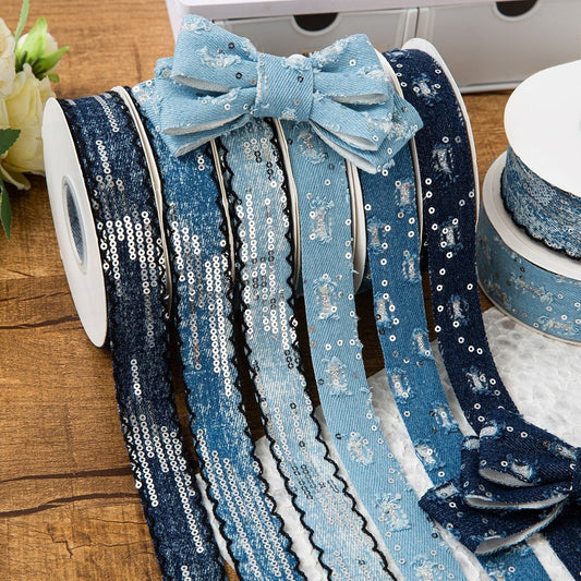 Rivora - DIY Decorative Denim Style Ribbon Trim