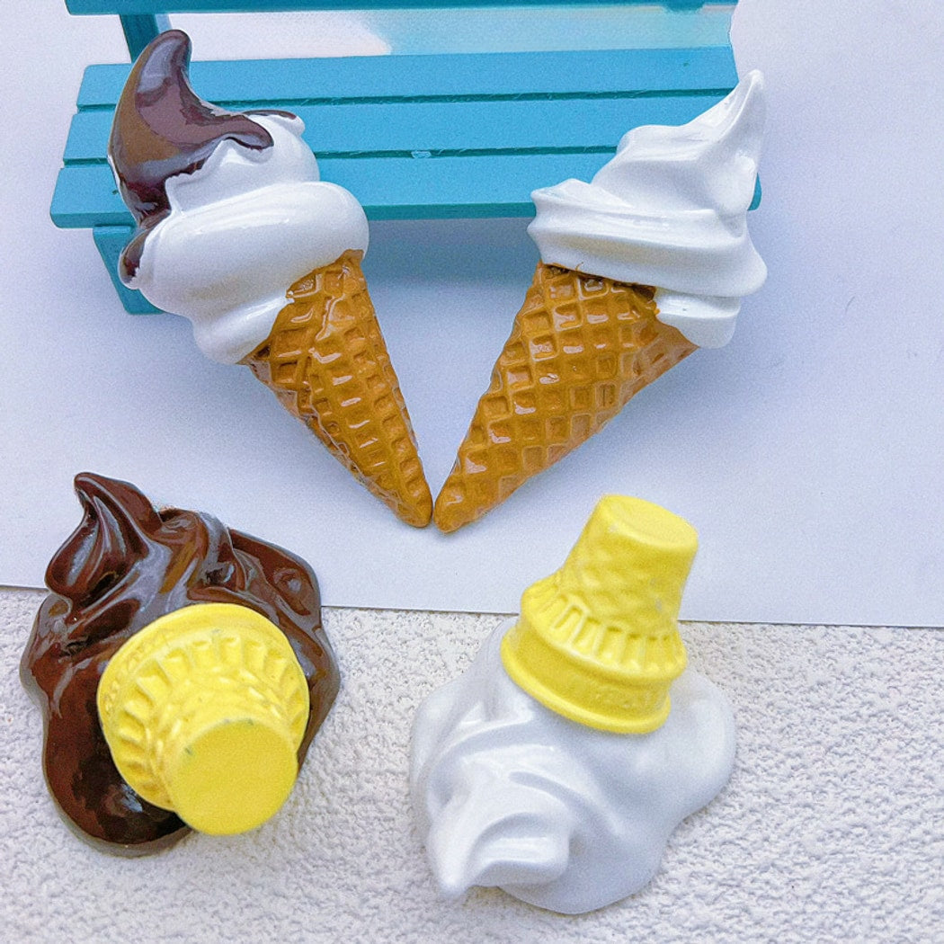 Chivy - DIY Cartoon Ice Cream Cone Plastic Accessory