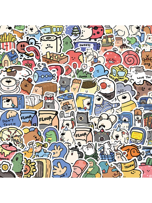 Lunira - Cute Style Animal Themed DIY Adhesive Stickers pack Oria & Co