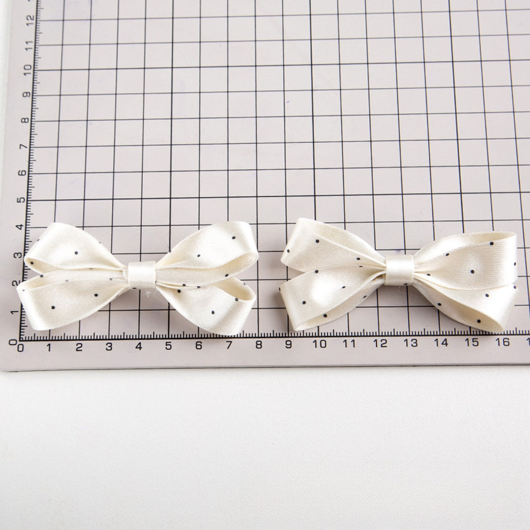 Chivy - Polka Dot Satin Bow DIY Accessory