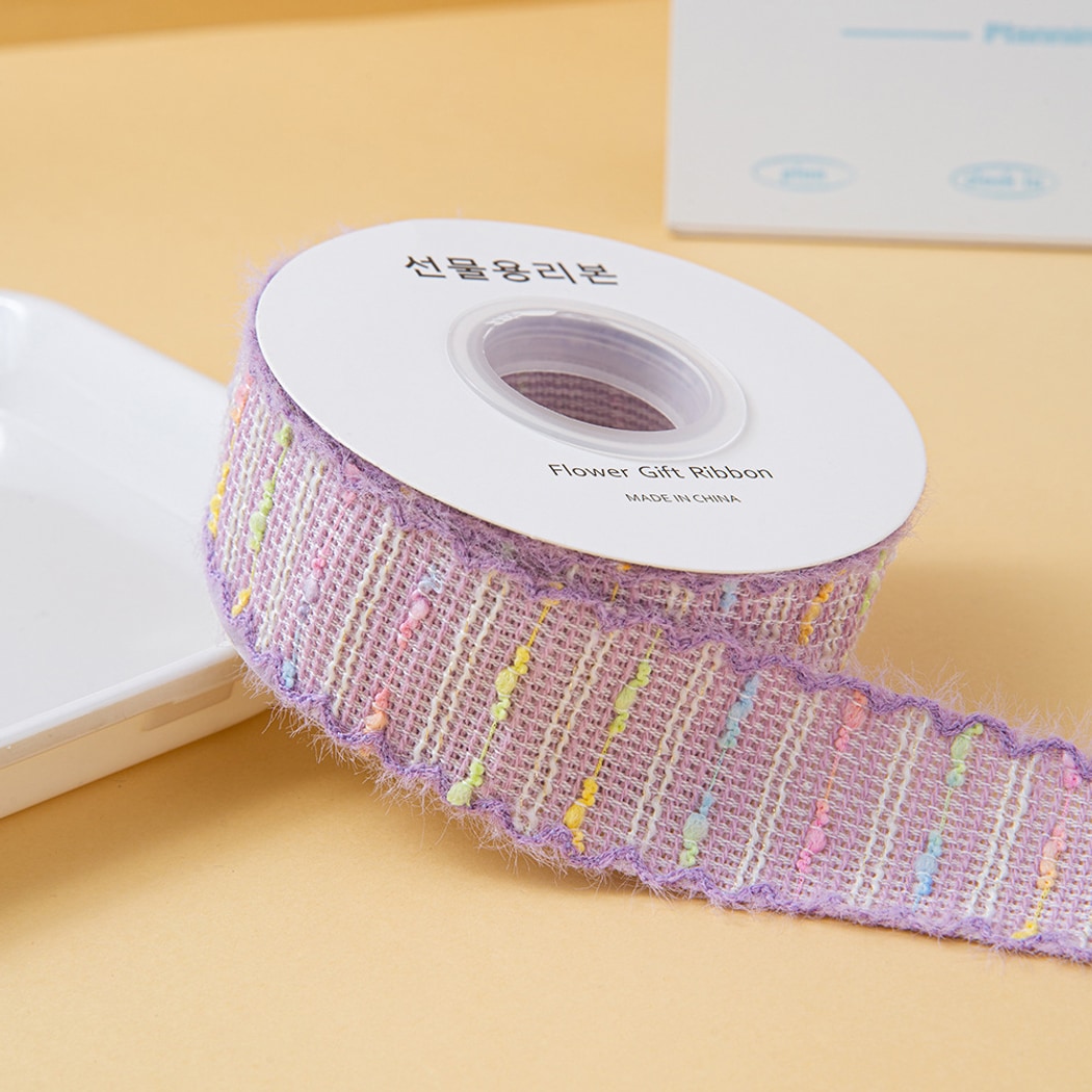 Rivora - DIY Macaron Style Checked Ribbon Trim