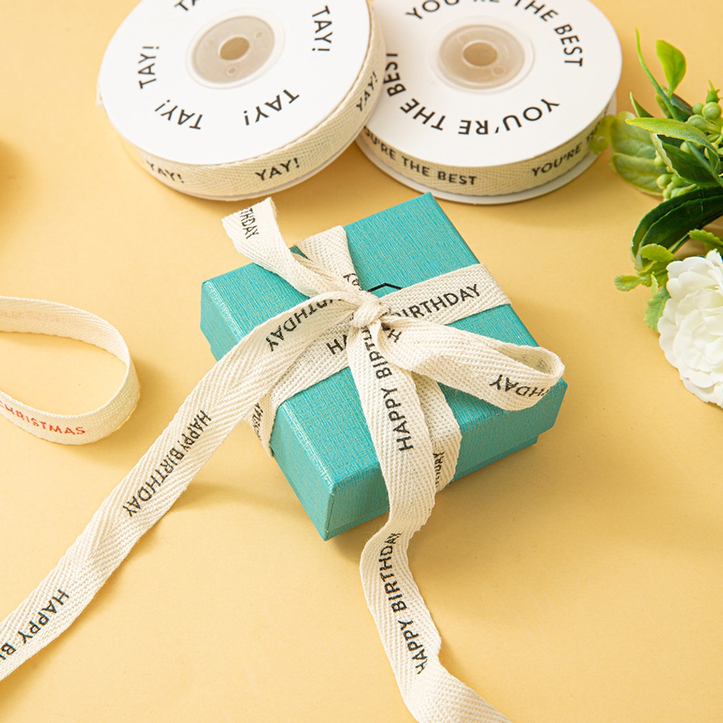 Rivora - DIY Decorative Herringbone Printed Trim Ribbon
