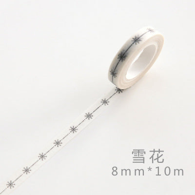 实用日记本细款分割线和纸胶带手帐边框装饰清新窄边版可书写贴纸