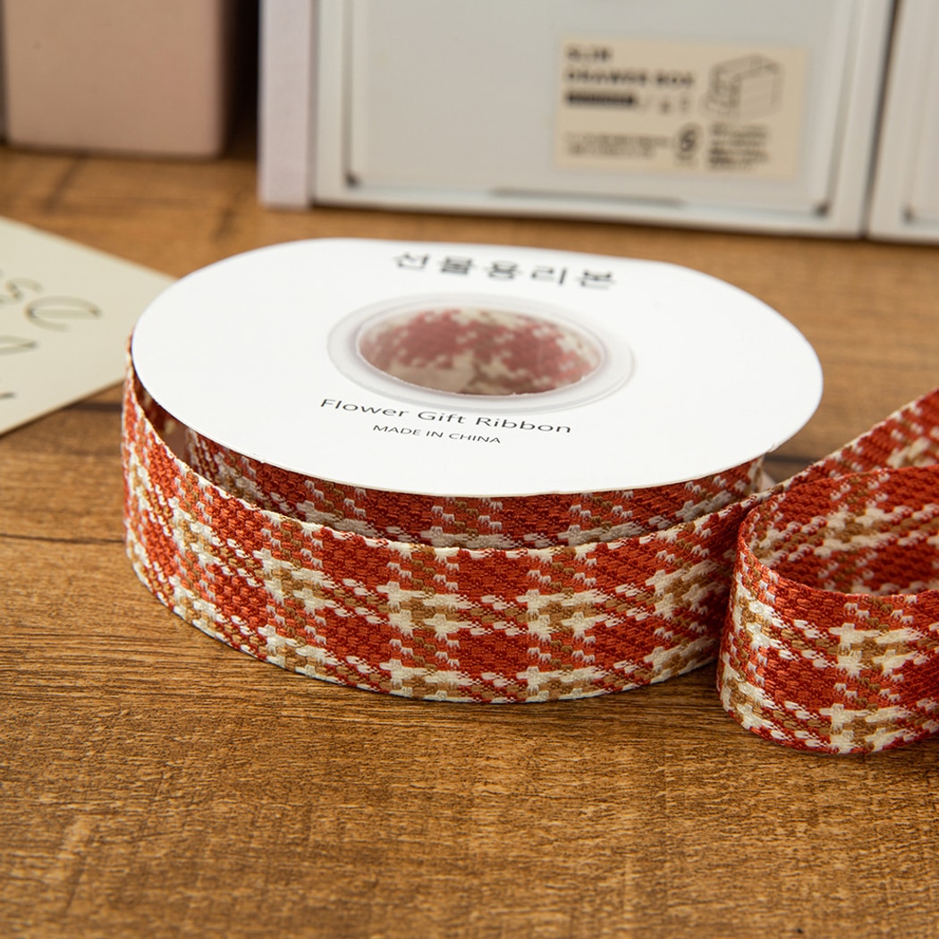 Rivora - DIY Vintage Houndstooth Pattern Ribbon