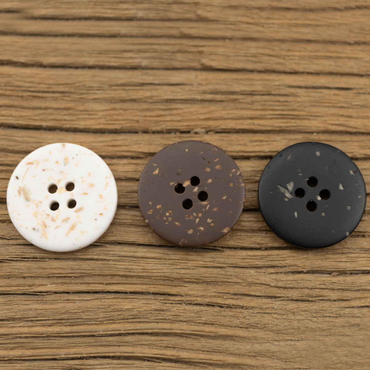 Bunli - DIY 10 Pack Layered Mottled Round Button