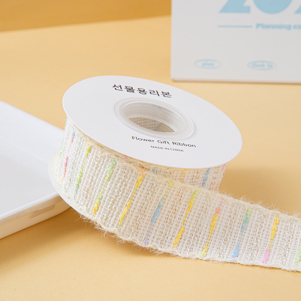Rivora - DIY Macaron Style Checked Ribbon Trim