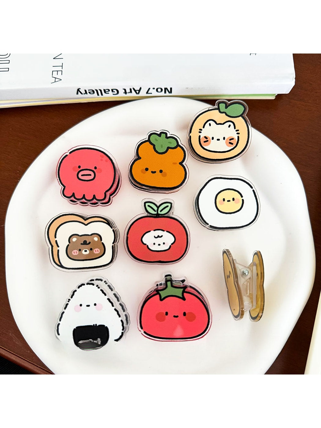Clemi - Cute Cartoon Acrylic Decorative Memo Planner Clip Oria & Co