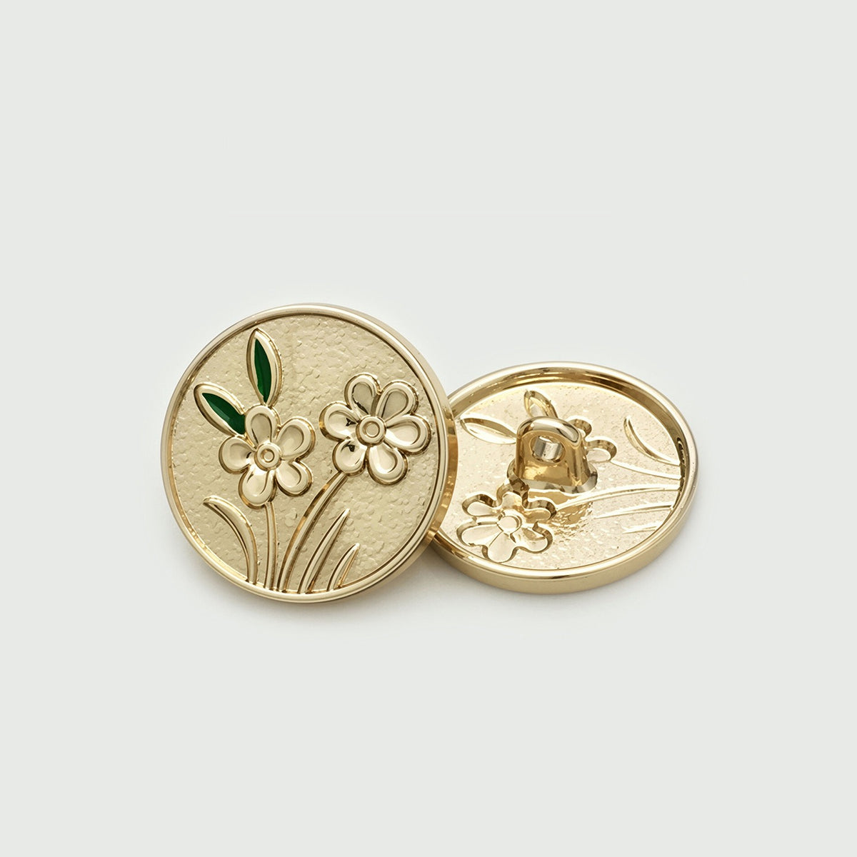宫廷风法式花朵滴油钮扣点油金属圆形纽扣外套西装毛衣开衫扣子
