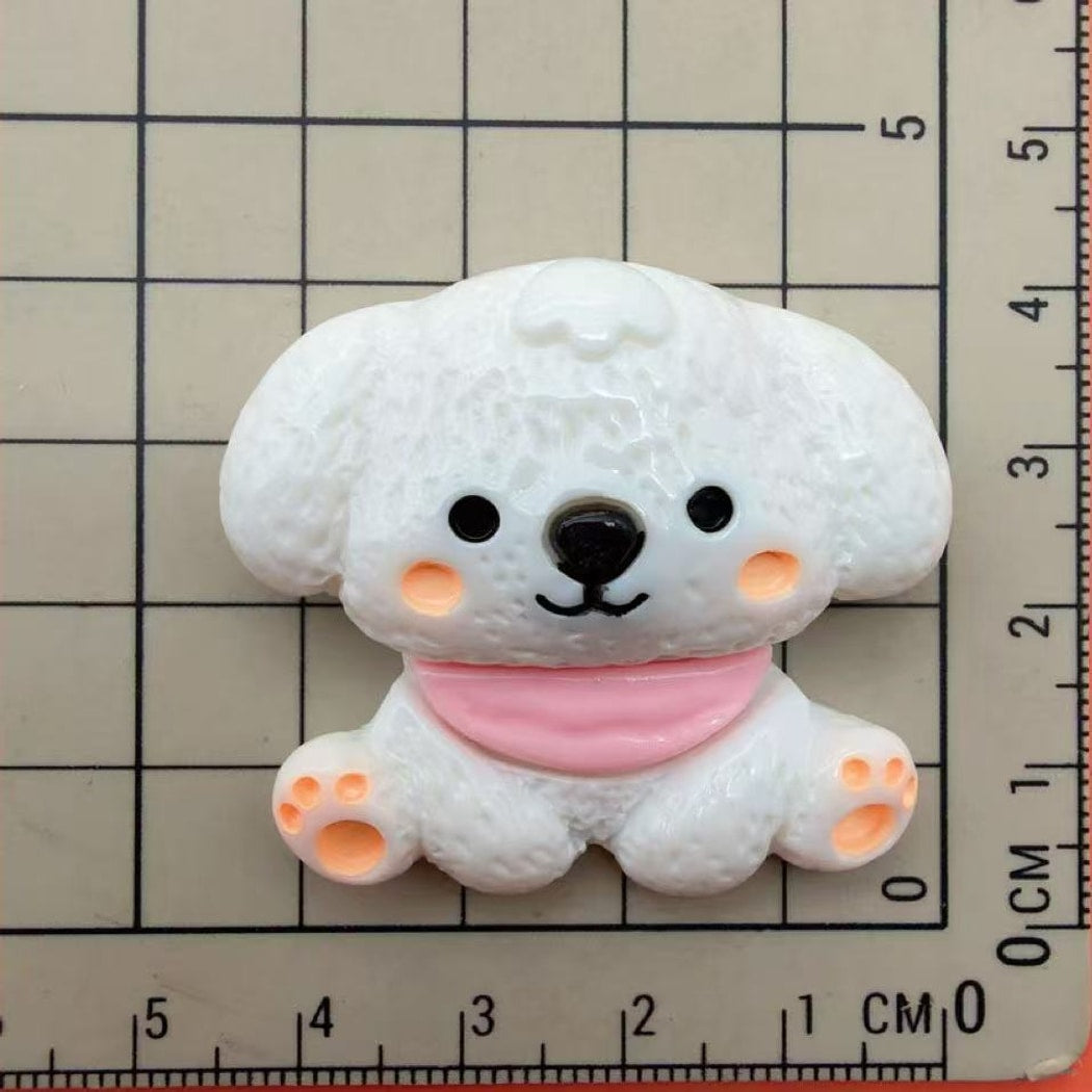 Chivy - Cartoon Dog Painted Style Plastic DIY Accessory