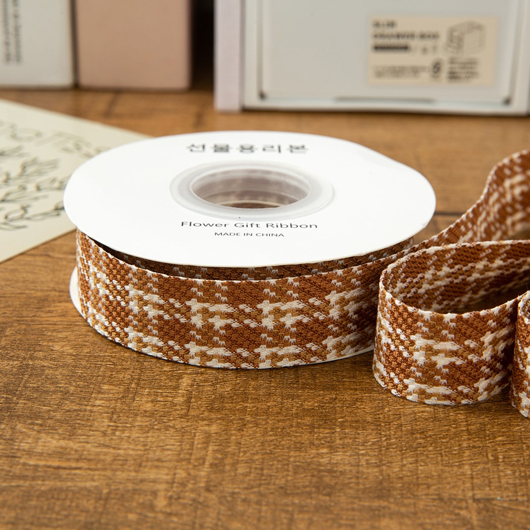 Rivora - DIY Vintage Houndstooth Pattern Ribbon