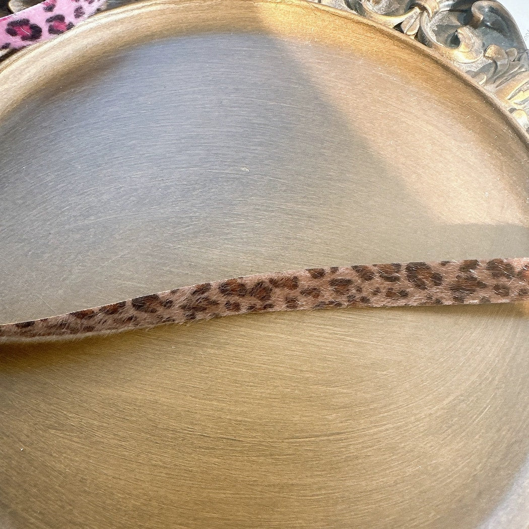 Rivora - DIY Leopard Print Plush Decorative Trim Ribbon