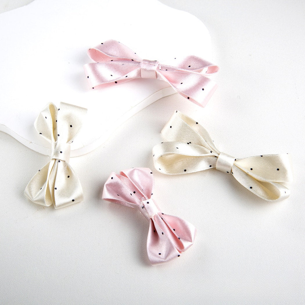 Chivy - Polka Dot Satin Bow DIY Accessory