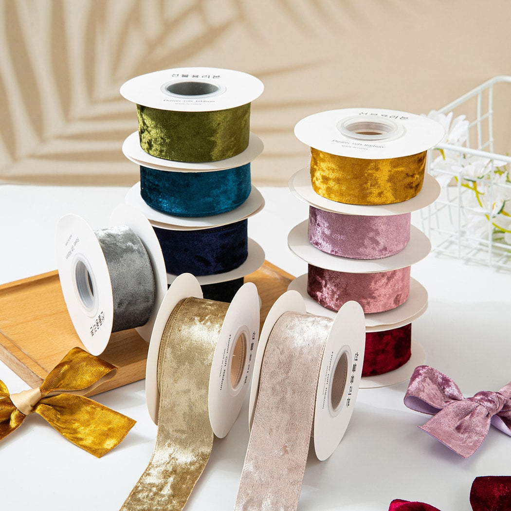 Rivora - DIY Classic Polyester Velvet Ribbon