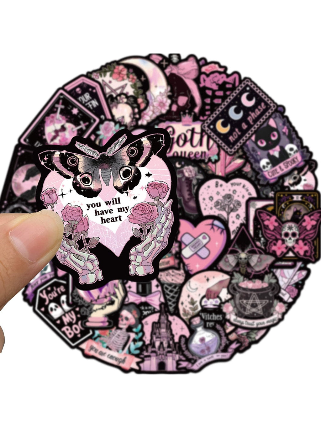 Lunira - 50 Piece Cute Graffiti Printed Stickers pack Oria & Co