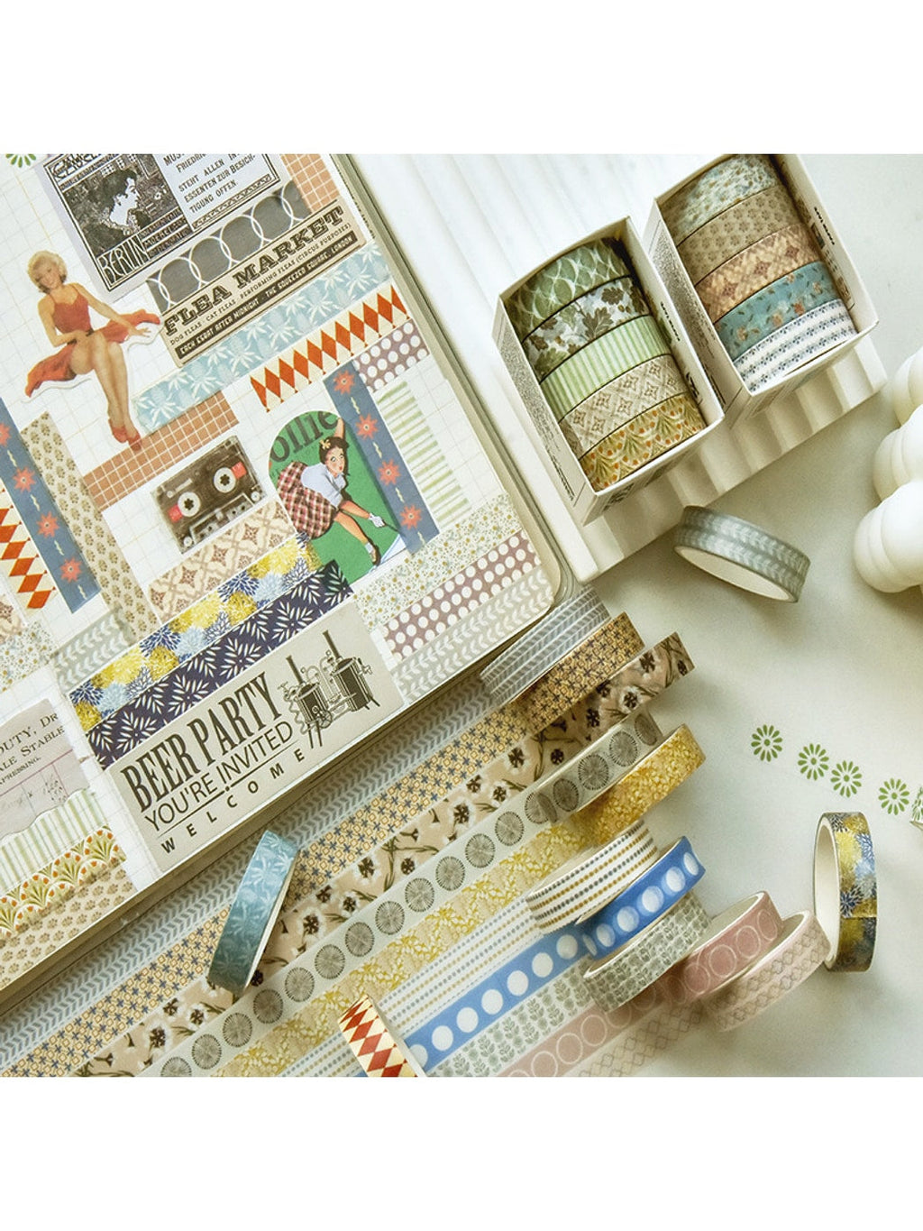 Lunira - Colorful Plaid and Grid Washi Paper Tape Oria & Co