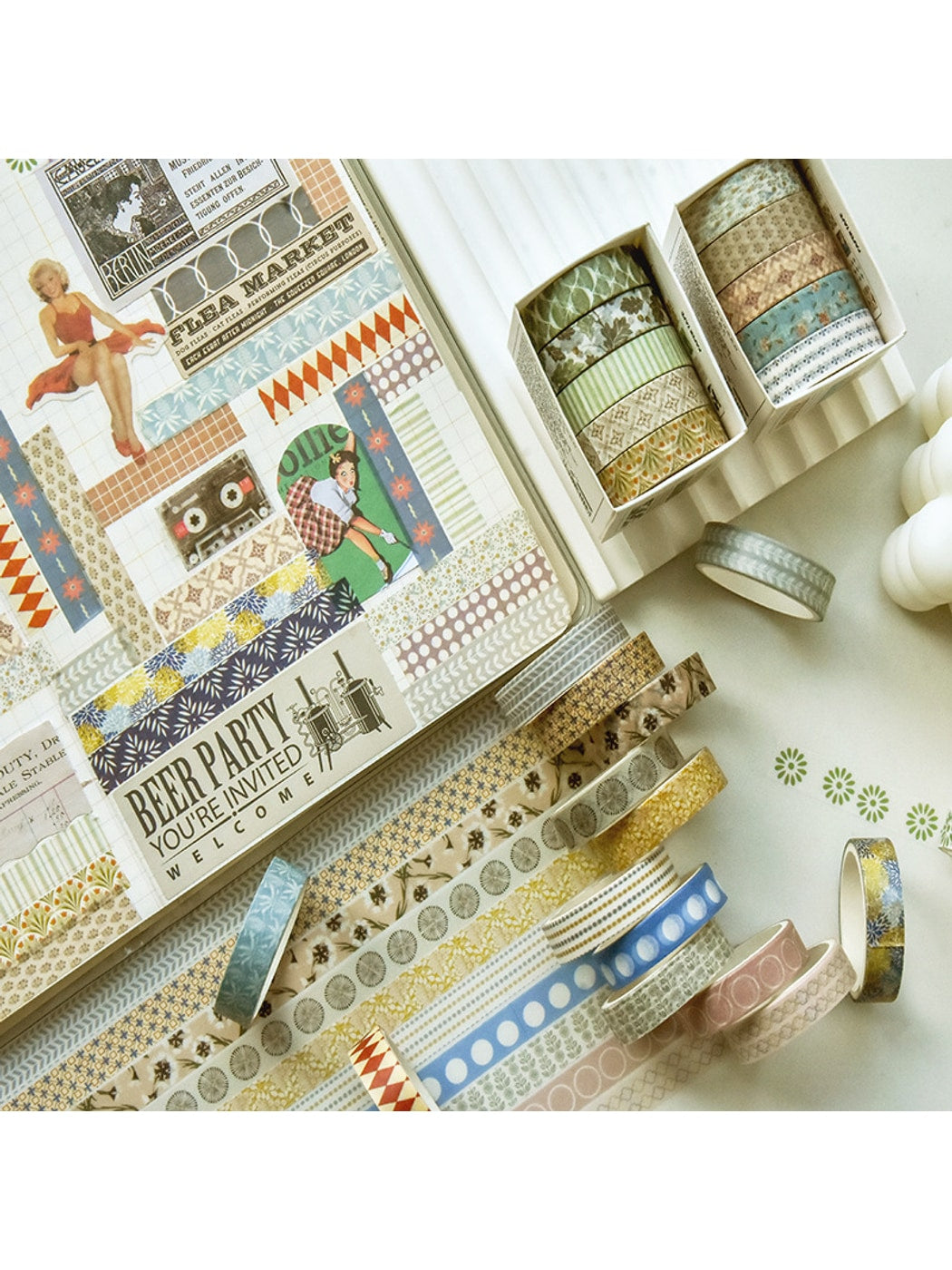 Lunira - Colorful Plaid and Grid Washi Paper Tape Oria & Co