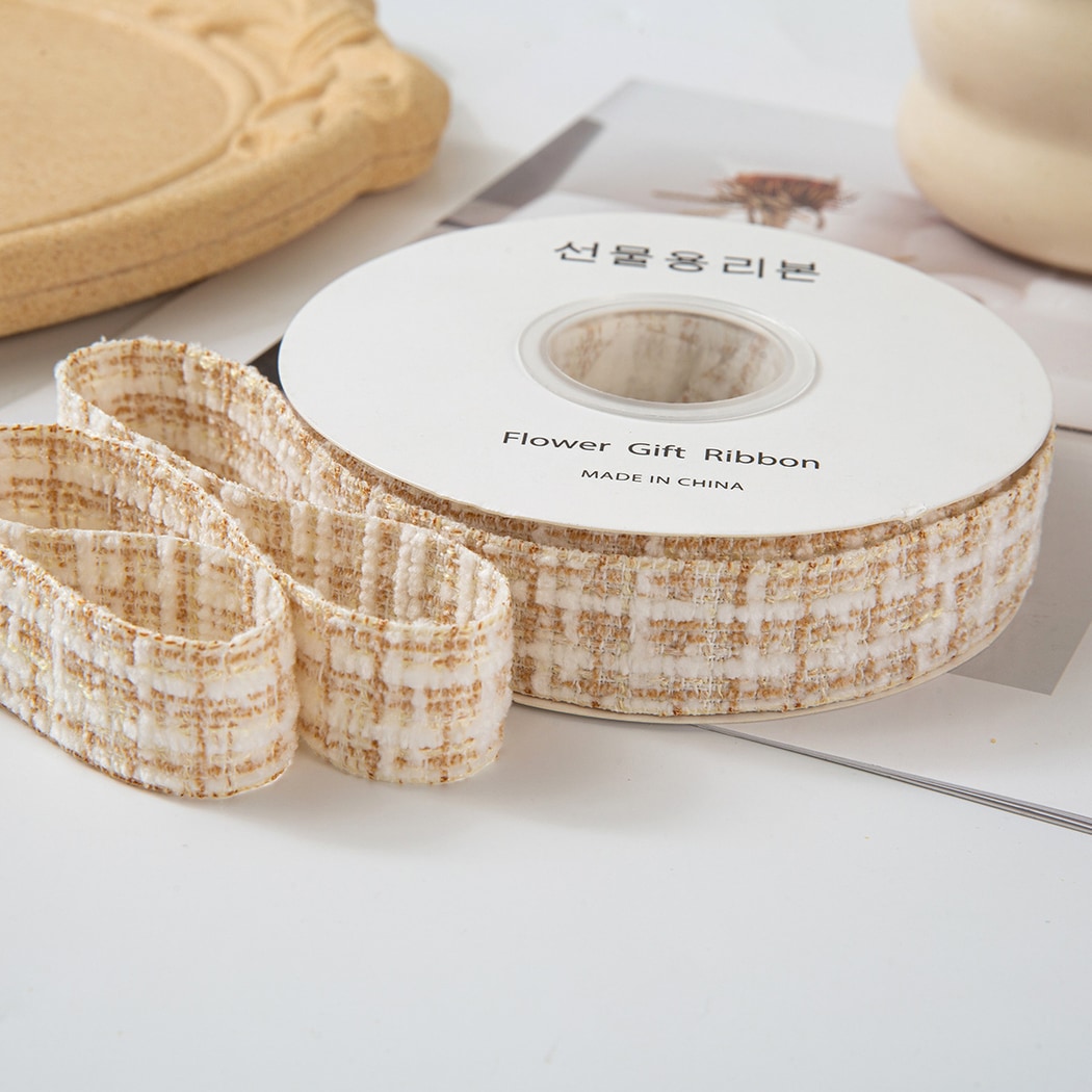 Rivora - DIY Straight Edge Polyester Woven Ribbon Trim