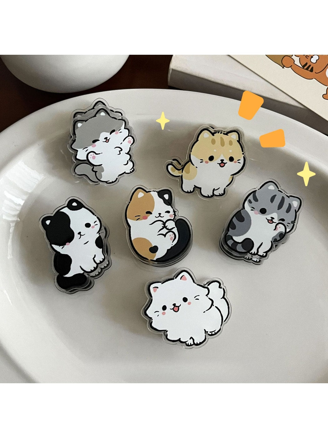 Clemi - Cute Cartoon Animal Acrylic Memo Planner Clip Oria & Co