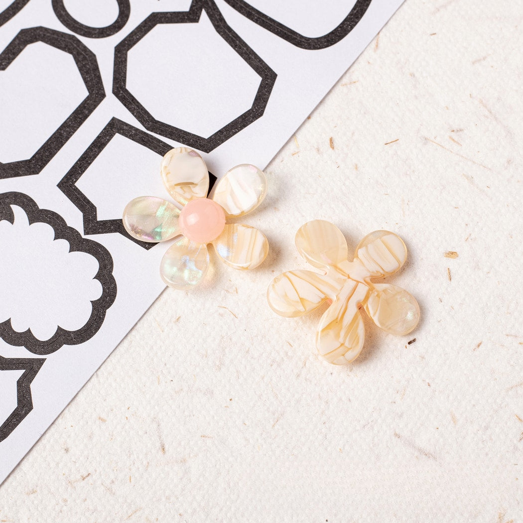 Chivy - DIY Acetate Five Petal Flower Accessory