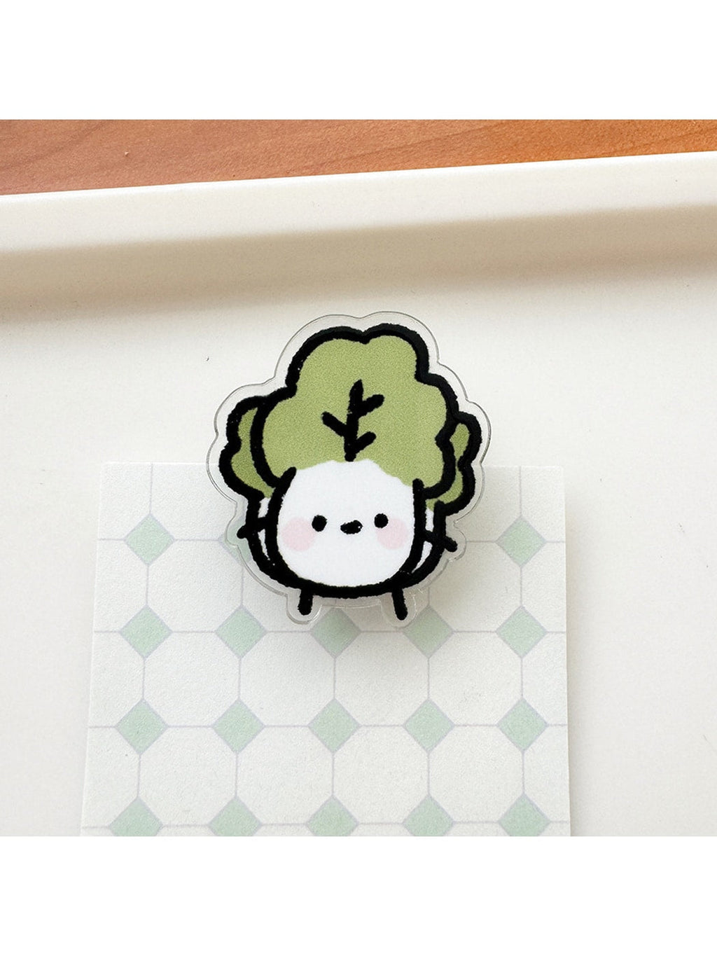 Clemi - Cute Food Shape Acrylic Double Sided Planner Clip Oria & Co