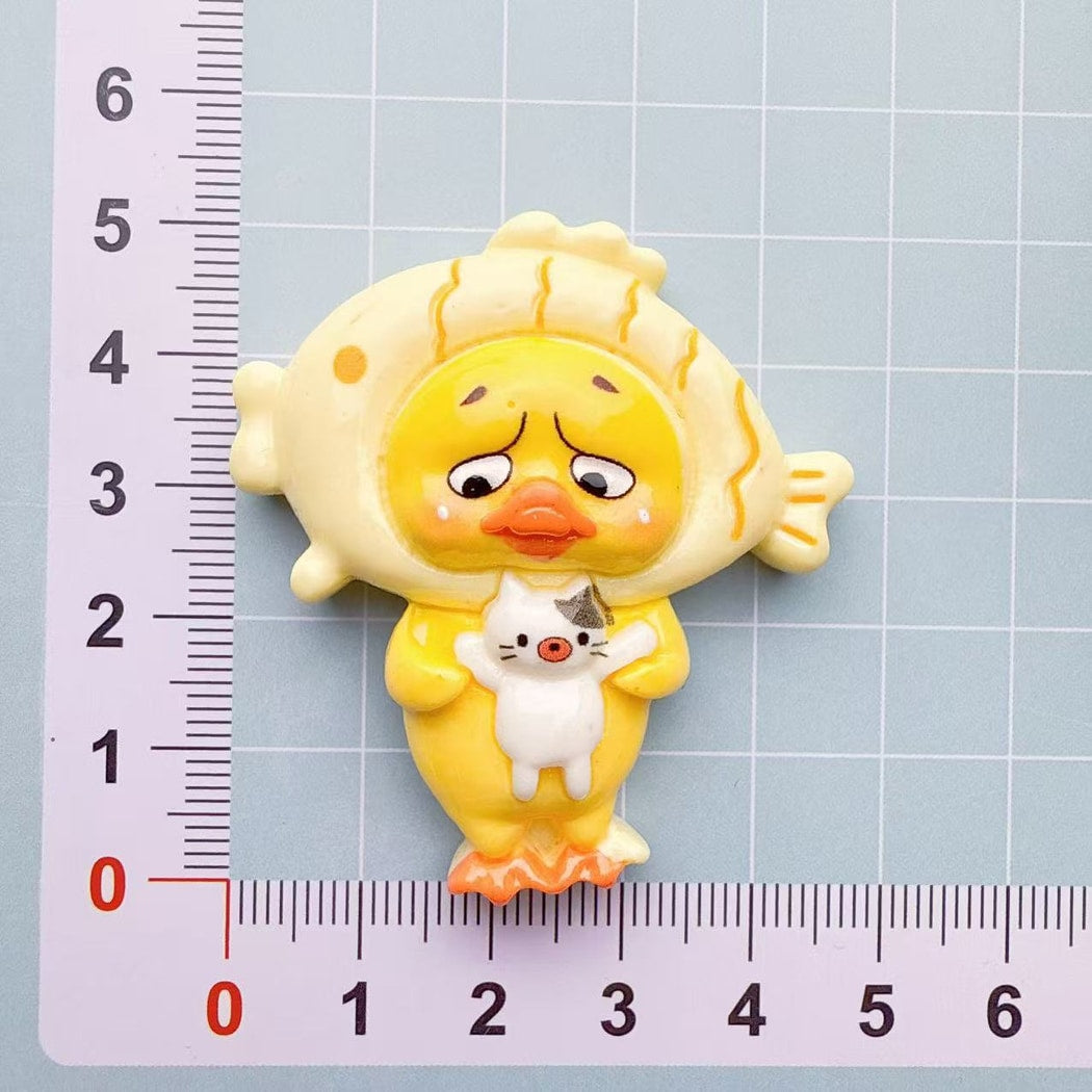 Chivy - Cartoon Plastic DIY Duck Embellishment Accessory