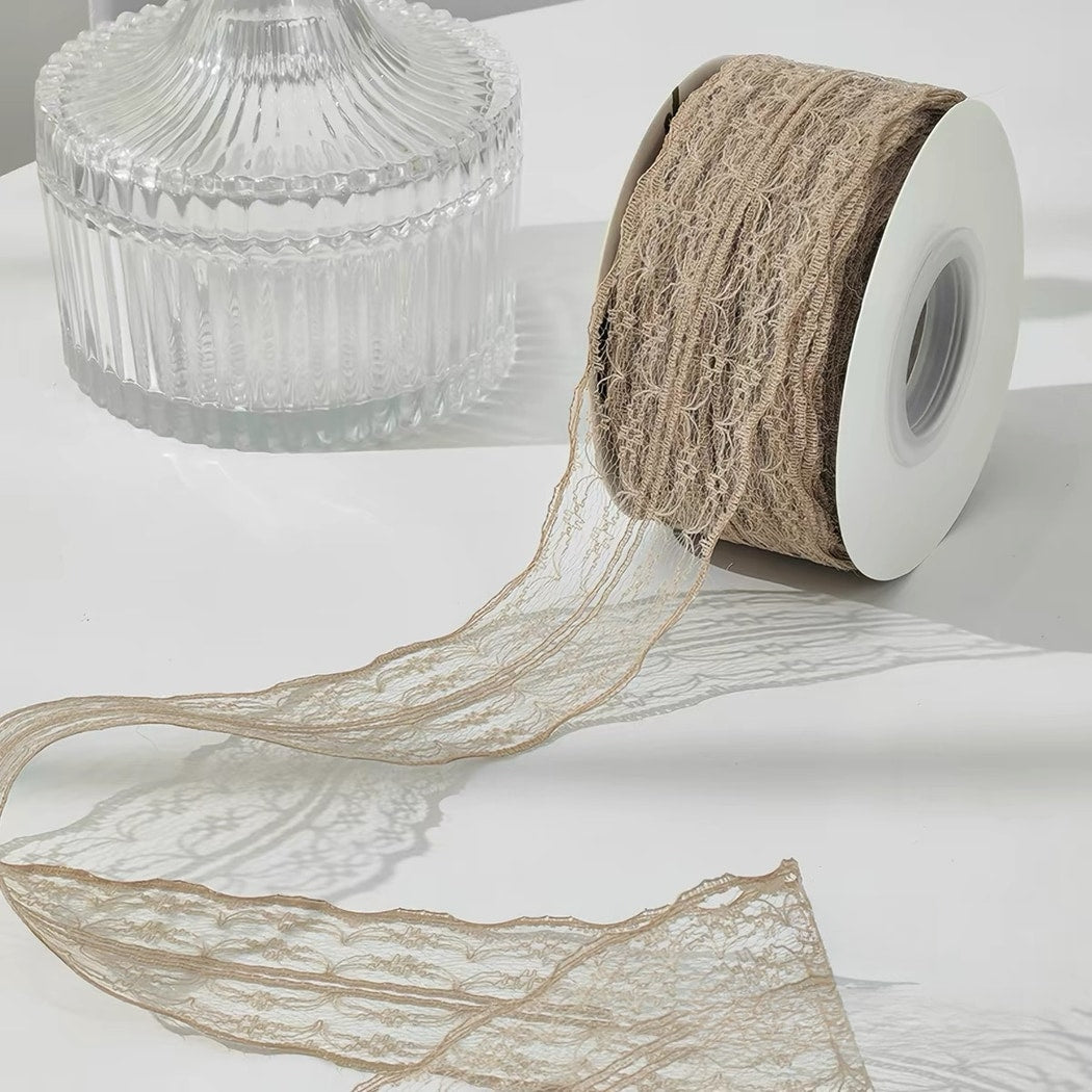 Rivora - DIY Openwork Lace Ribbon Trim Decorative Ribbon