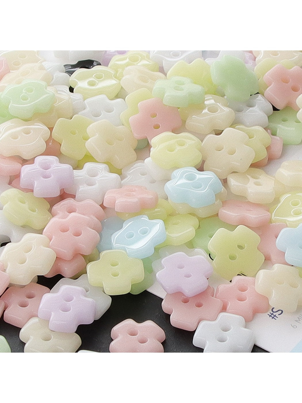 Bunli - Cute 10-Pack Two-Hole Ceramic Buttons Oria & Co