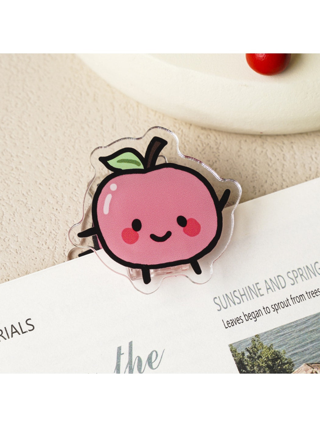 Clemi - Cute Fruit Shape Acrylic Memo Planner Clip Oria & Co