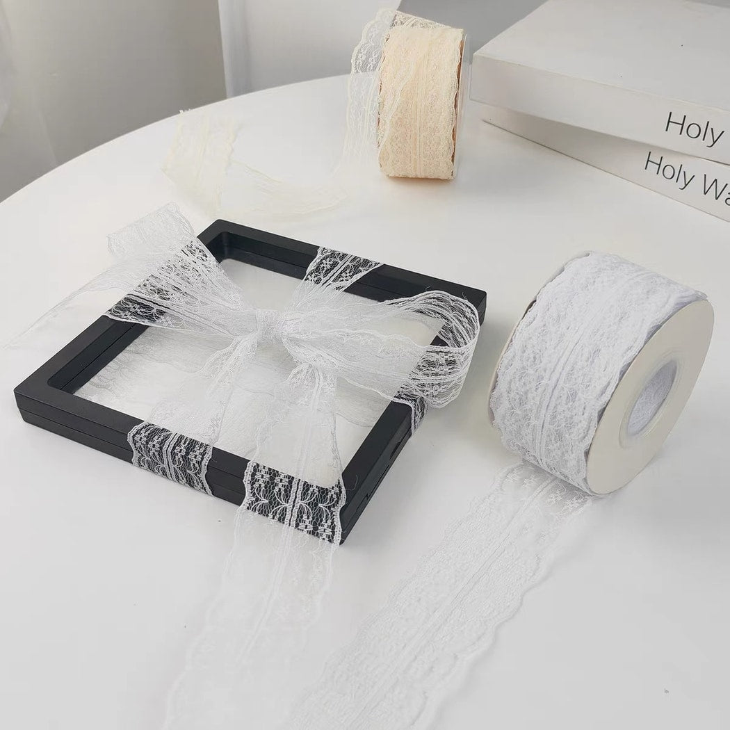 Rivora - DIY Openwork Lace Ribbon Trim Decorative Ribbon