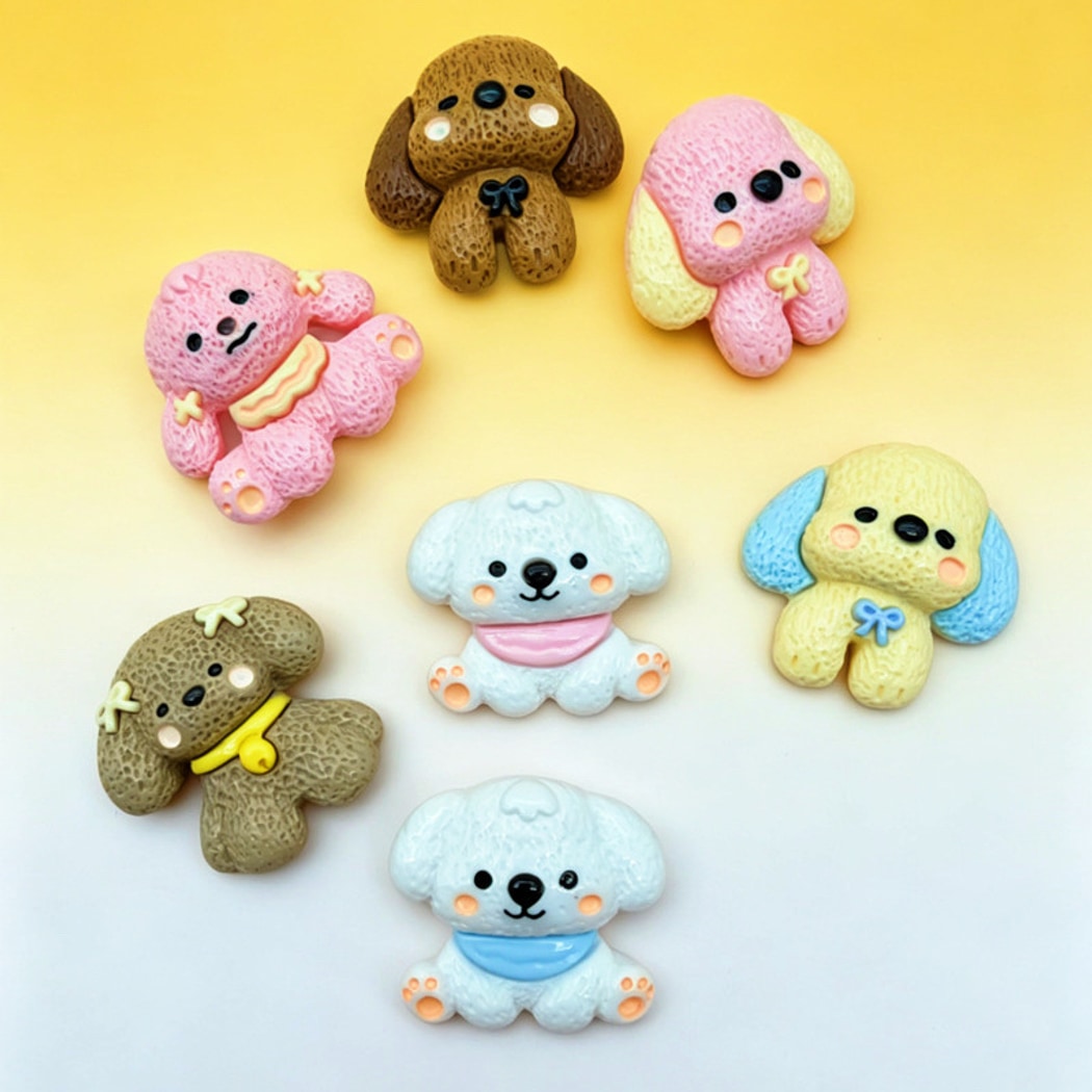 Chivy - Cartoon Dog Painted Style Plastic DIY Accessory