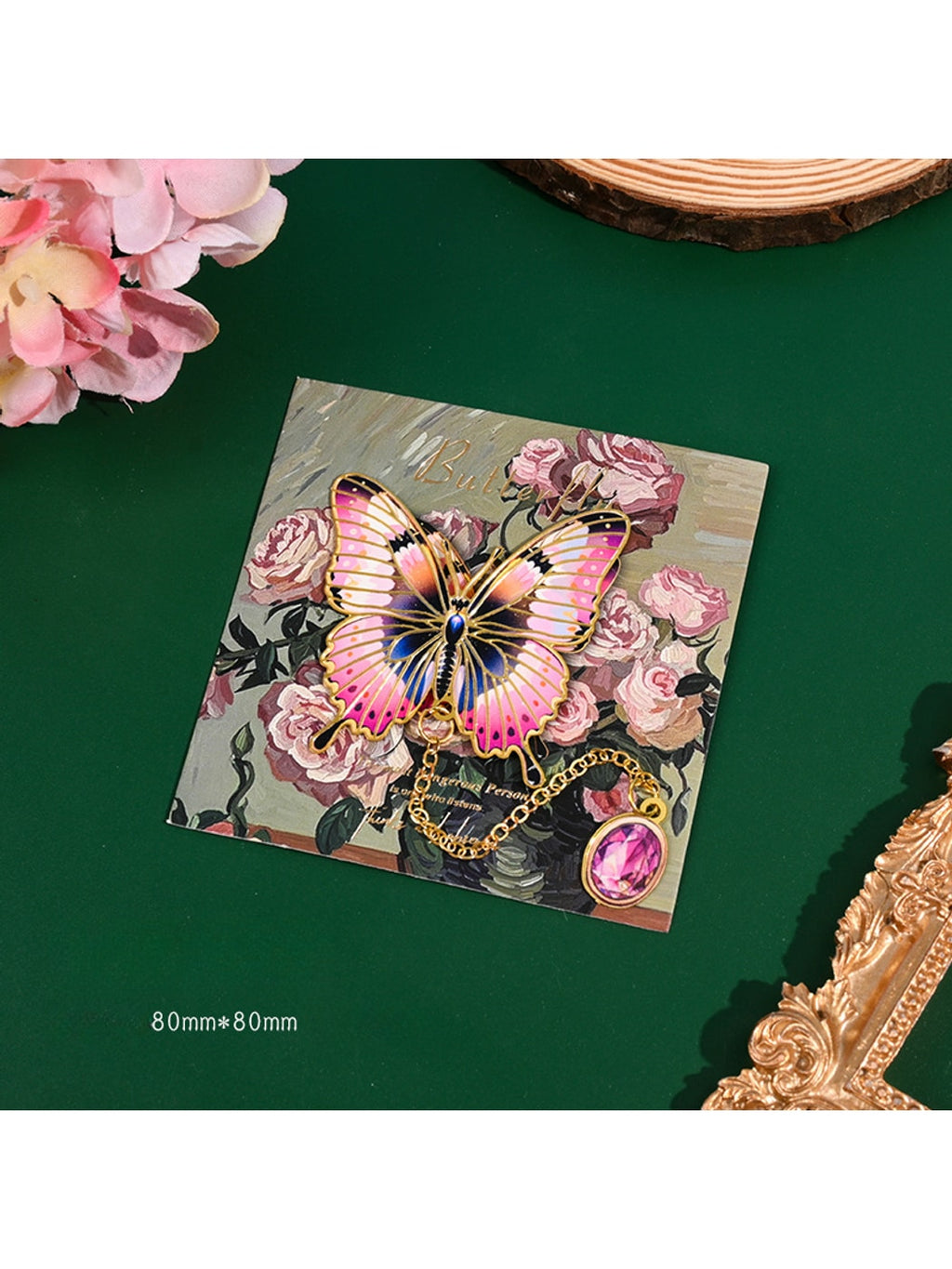 Novellea - Alloy Butterfly Charm Book Page Clip Bookmark Oria & Co