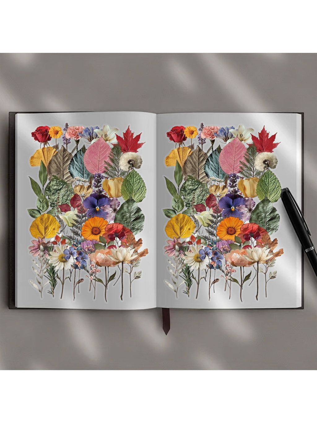 Lunira - Retro Plant and Flower Decoration Stickers Pack Oria & Co