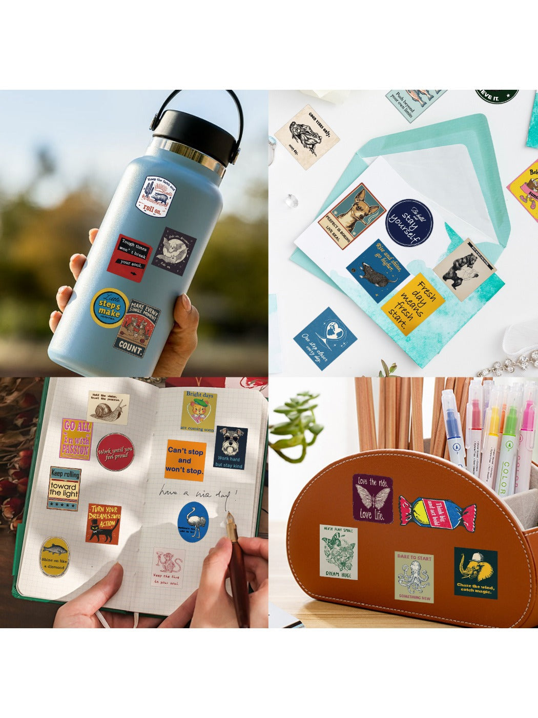 Lunira - Vintage Inspirational Sticker Pack Oria & Co
