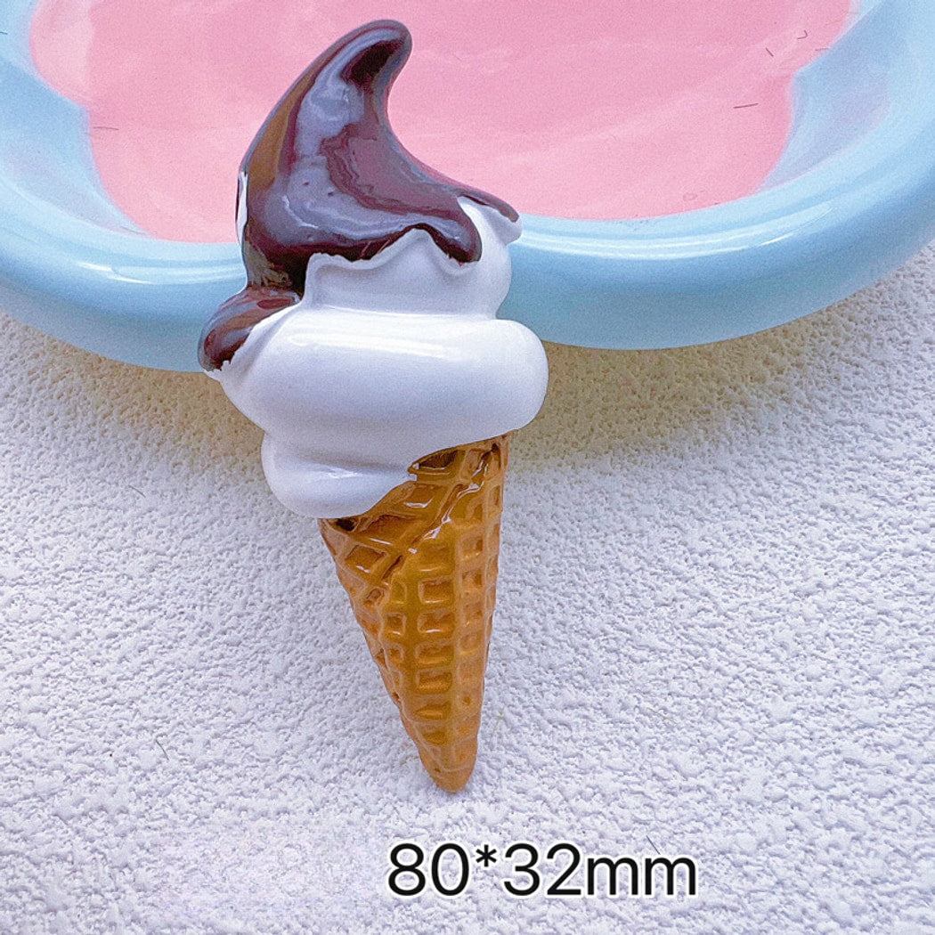 Chivy - DIY Cartoon Ice Cream Cone Plastic Accessory