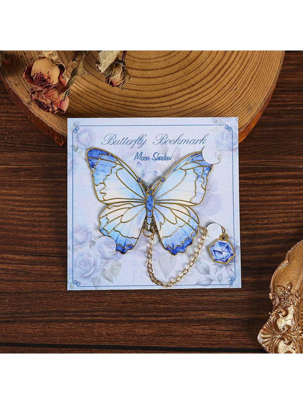 Novellea - Alloy Butterfly Decorative Chain Bookmark Oria & Co