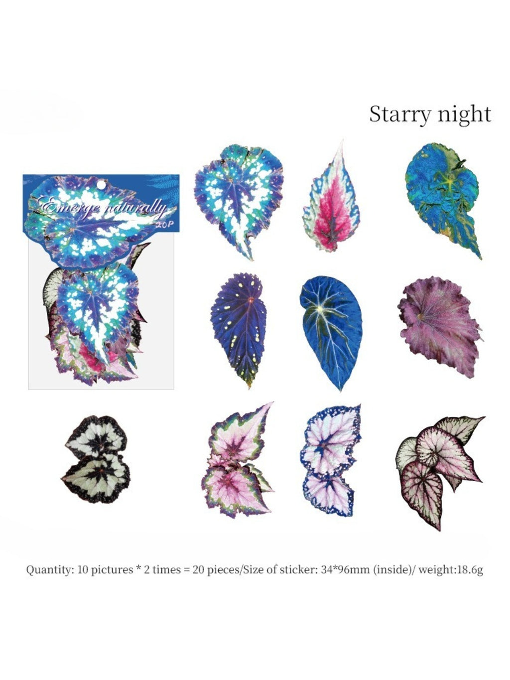Lunira leaf stickers decorating a laptop and planner