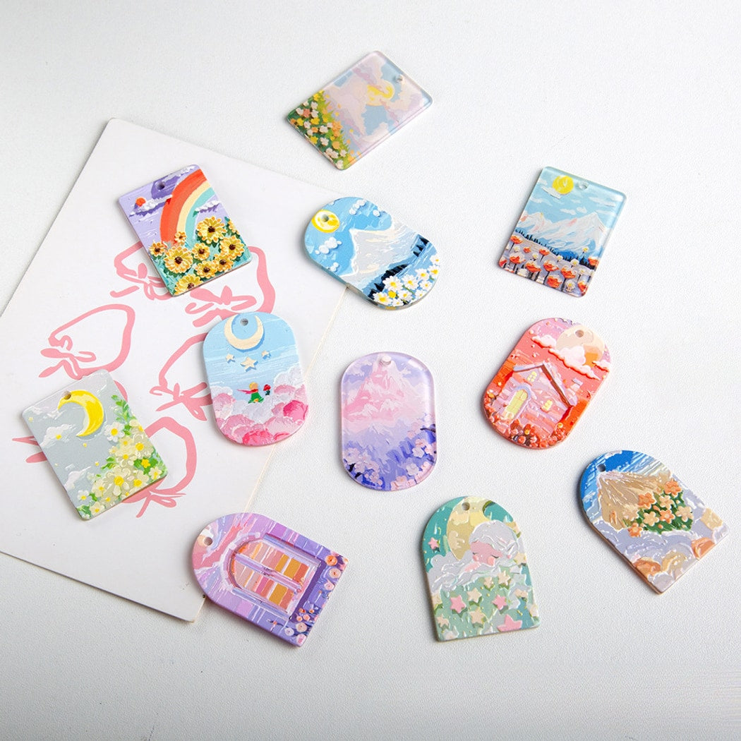 Chivy - Oil Painting Style Acrylic DIY Accessory