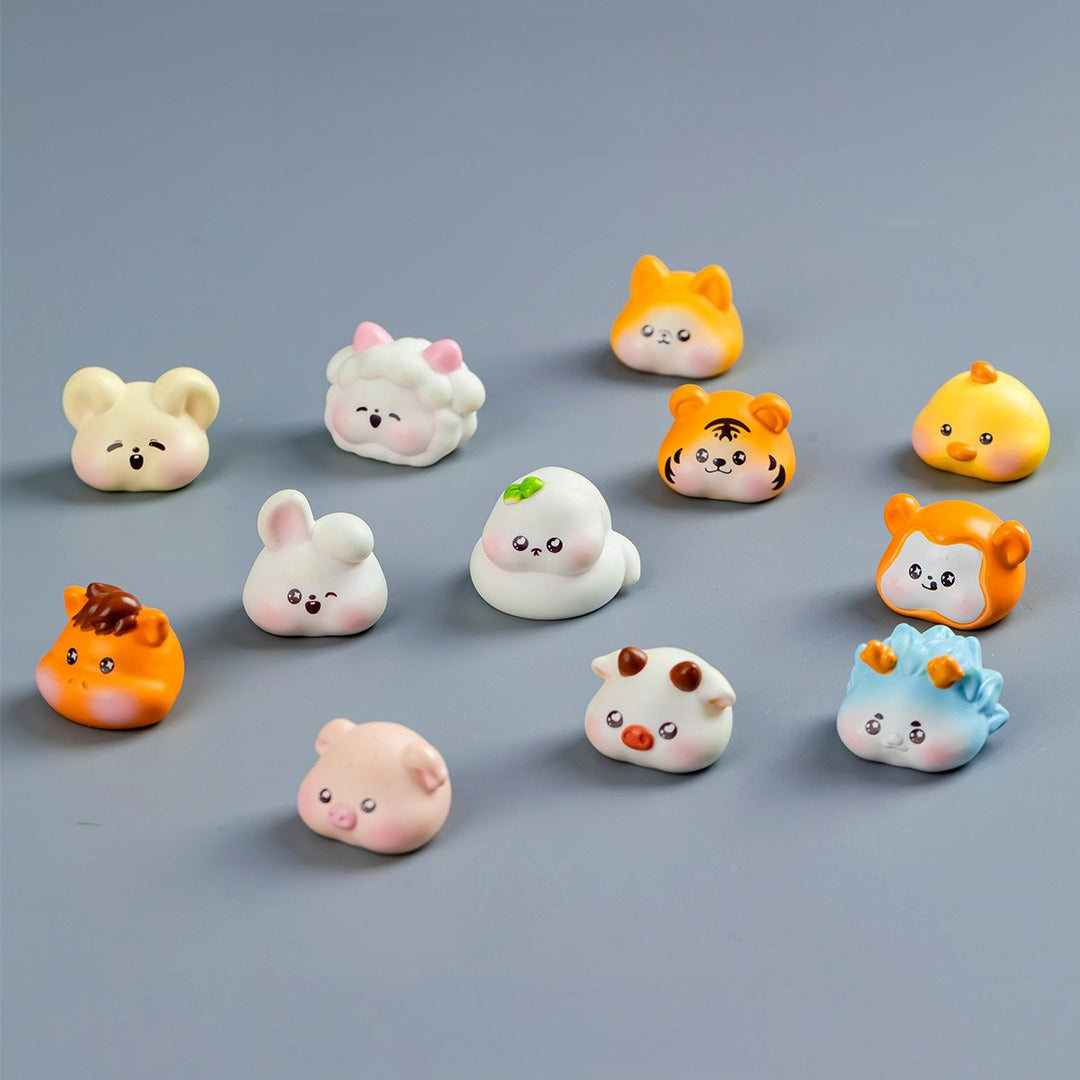 Objella - Colorful Zodiac Animal Figurine