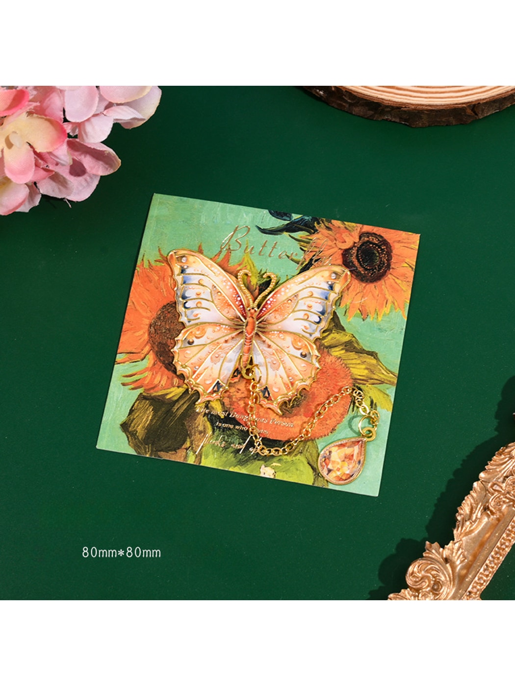Novellea - Alloy Butterfly Charm Book Page Clip Bookmark Oria & Co