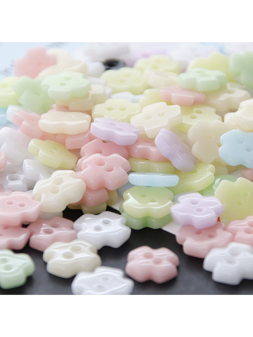 Bunli - Cute 10-Pack Two-Hole Ceramic Buttons Oria & Co