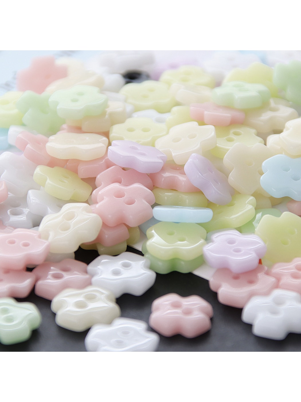 Bunli - Cute 10-Pack Two-Hole Ceramic Buttons Oria & Co