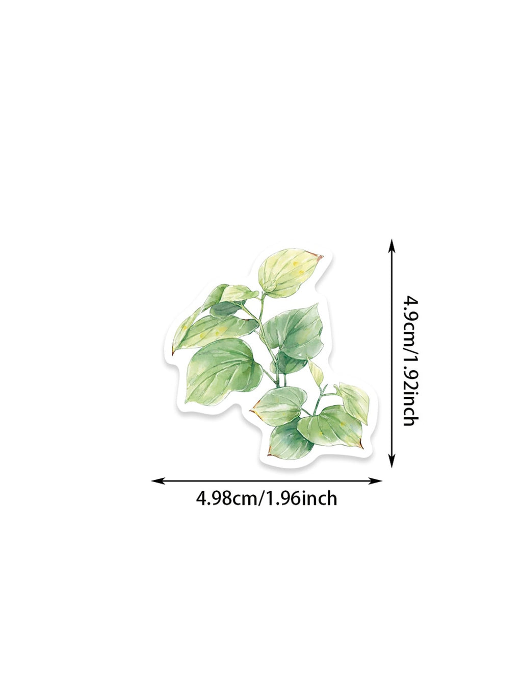 Lunira - Botanical Floral PVC Paper Stickers pack Oria & Co