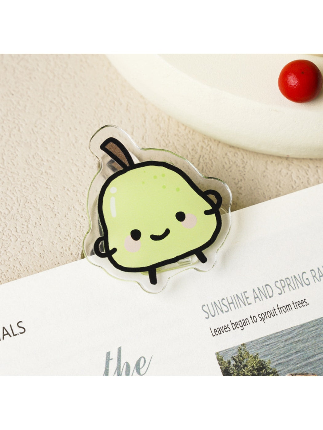 Clemi - Cute Fruit Shape Acrylic Memo Planner Clip Oria & Co