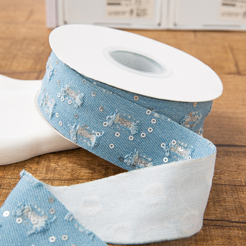 Rivora - DIY Decorative Denim Style Ribbon Trim