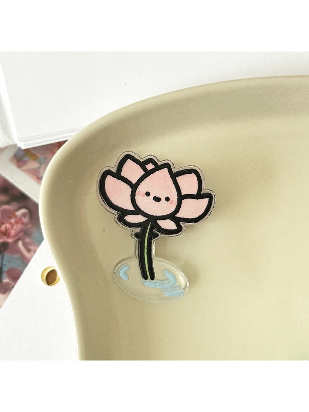 Clemi - Cute Acrylic Plant and Animal Planner Clip Oria & Co