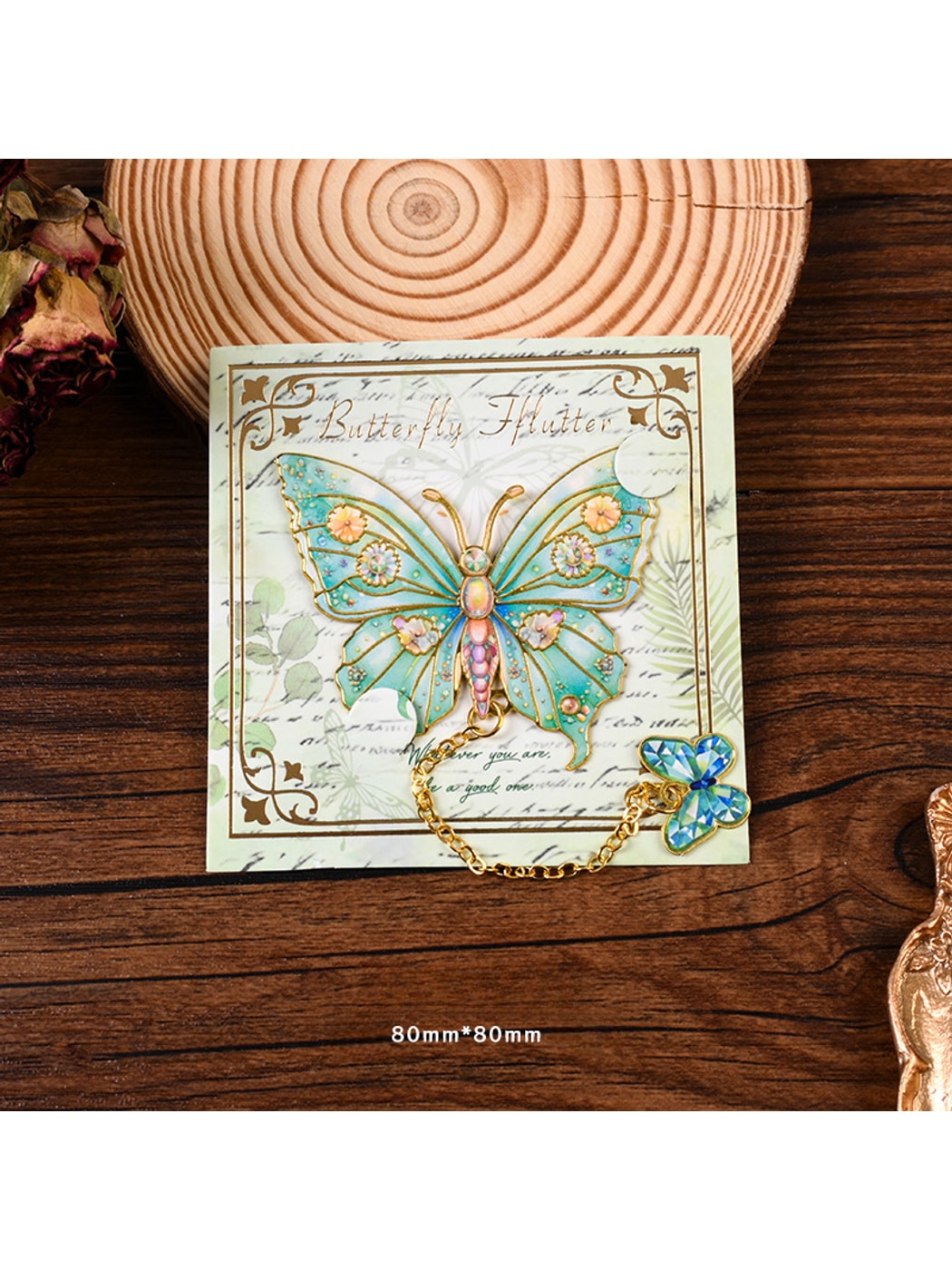 Novellea - Alloy Butterfly Charm Book Page Clip Bookmark Oria & Co