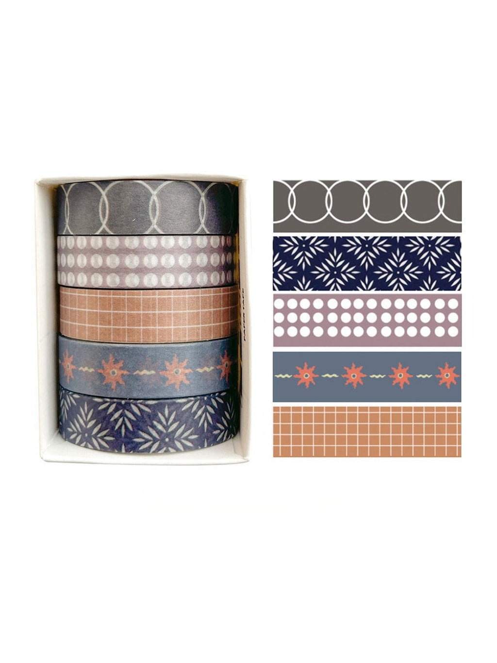 Lunira - Colorful Plaid and Grid Washi Paper Tape Oria & Co